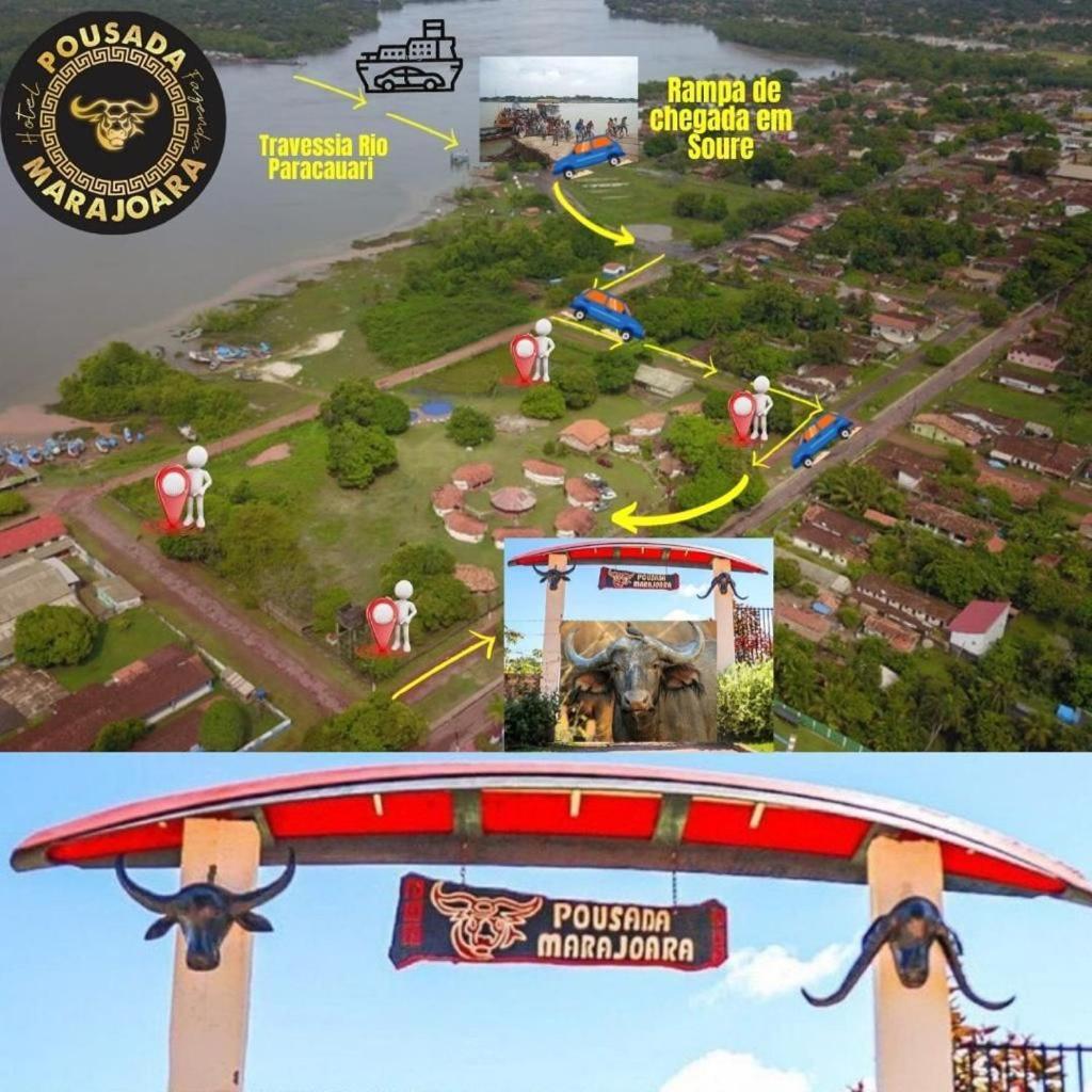 Pousada Marajoara- Hotel Fazenda-Turismo De Aventura Soure Kültér fotó